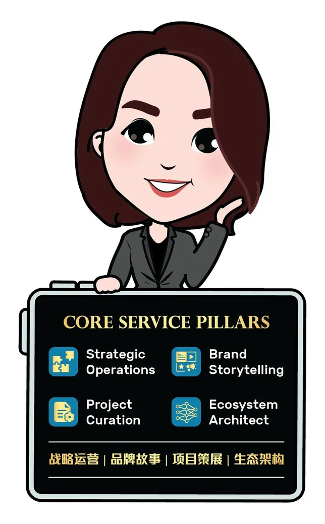 Jodie Tan name card back showing core service pillars